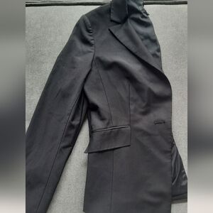 Womens Ann Taylor Black Single Button Blazer, Size 6